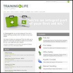 Screen shot of the Training4Life (Scotland) website.
