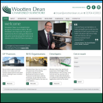 Screen shot of the Wootten Dean Chartered Surveyors website.