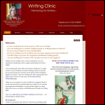 Screen shot of the Writing Clinic website.