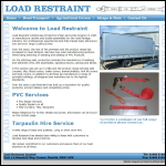 Screen shot of the Load Restraint Ltd website.