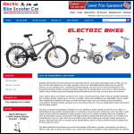 Screen shot of the The Electric Motor Shop website.
