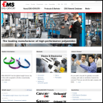 Screen shot of the EMS-CHEMIE (UK) Ltd website.