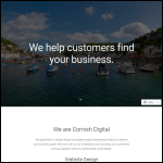 Screen shot of the Cornish Digital website.
