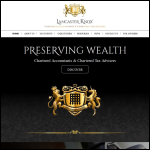 Screen shot of the Lancaster Knox LLP website.
