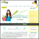 Screen shot of the Do Carpet Cleaning London website.