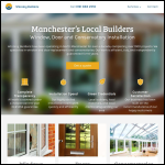 Screen shot of the Winning Builders website.