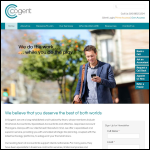 Screen shot of the Cogent Chartered Accountants website.