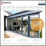 Screen shot of the Rayleigh Glass Windows and Conservatories website.
