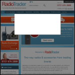 Screen shot of the RadioTrader website.