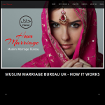 Screen shot of the Hum Marriage website.