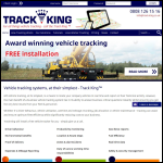 Screen shot of the Track King website.