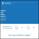 Screen shot of the Finance For Enterprise website.