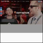 Screen shot of the Deffinition website.