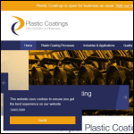 Screen shot of the Plastic Coatings Ltd website.