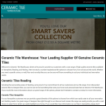Screen shot of the Ceramic Tile Warehouse website.