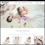 Screen shot of the Miss White Bride website.