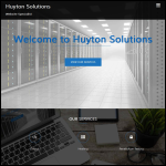 Screen shot of the Huyton Solutions Ltd website.