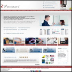 Screen shot of the Warmacare website.