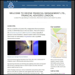 Screen shot of the Devine Financial Management Ltd website.