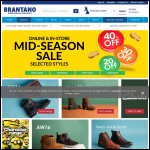 Screen shot of the Brantano website.