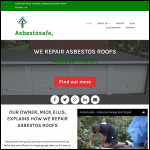 Screen shot of the Asbestosafe website.