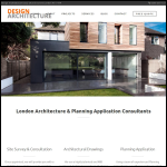 Screen shot of the Design Architecture Ltd website.