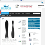 Screen shot of the Best Electric Toothbrushes LTD website.