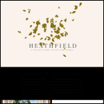 Screen shot of the Heathfield House Residence website.