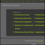 Screen shot of the Global Laser Solutions website.