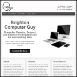 Screen shot of the Brighton Computer Guy website.