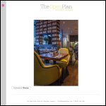 Screen shot of the The Open Plan website.