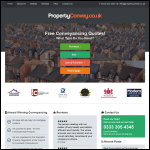 Screen shot of the PropertyConvey website.