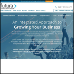 Screen shot of the Futura Business Growth Partners website.