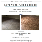 Screen shot of the Love Your Floor London website.
