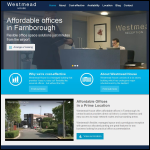 Screen shot of the Westmead House website.