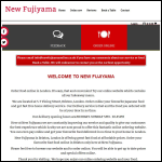 Screen shot of the New Fujiyama website.