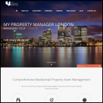 Screen shot of the My Property Manager London website.