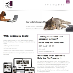 Screen shot of the Cleo's Cat Designs website.