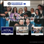 Screen shot of the Englishouse website.