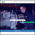 Screen shot of the Advanced Compressor Engineering Services Ltd website.