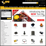 Screen shot of the Independent Parts and Service Ltd (IPS) website.