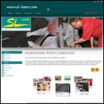 Screen shot of the SL-Laser Ltd website.