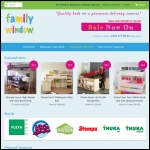 Screen shot of the Family Window Ltd website.