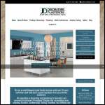Screen shot of the JD Decorators and Plasterers website.