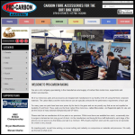 Screen shot of the Pro-Carbon Racing website.
