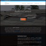 Screen shot of the Harris Property Maintenance website.