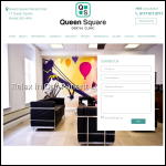 Screen shot of the Queen Square Dental Clinic website.
