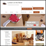 Screen shot of the London On The Move website.