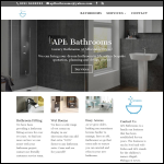 Screen shot of the APL Bathrooms website.