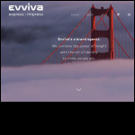 Screen shot of the Evviva Brands website.